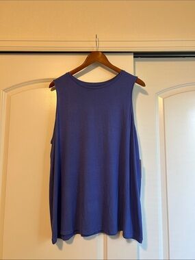 NWT Nine West Purple High Neck Tank Top Size 1X